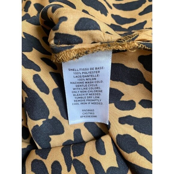 Bp Womens Lace Trim BNWOT Animal Print Camisole Tank Nordstrom - Picture 6 of 7